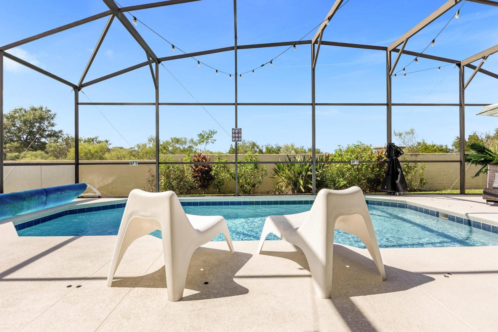 Luxury 4Br Home - Private Pool Bbq - Near Disney คิสซิมมี ภายนอก รูปภาพ