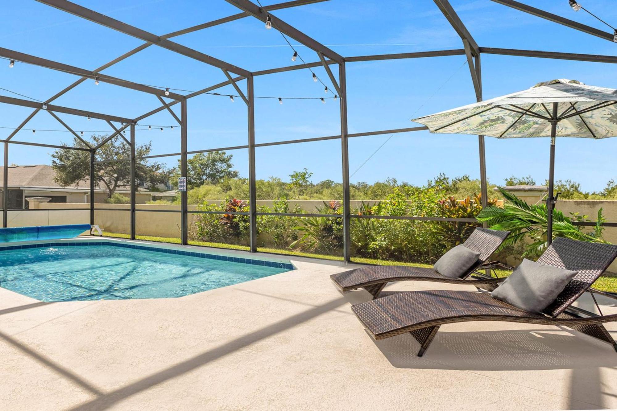 Luxury 4Br Home - Private Pool Bbq - Near Disney คิสซิมมี ภายนอก รูปภาพ