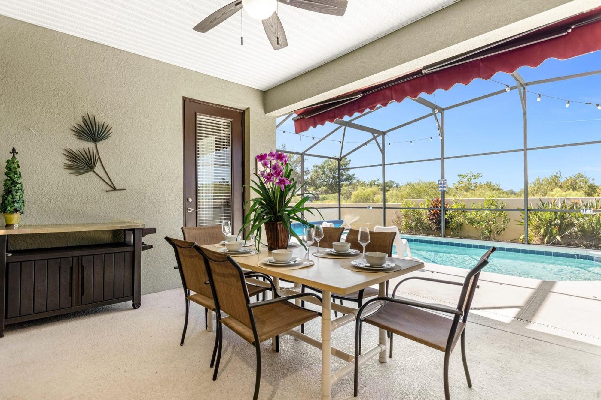Luxury 4Br Home - Private Pool Bbq - Near Disney คิสซิมมี ภายนอก รูปภาพ